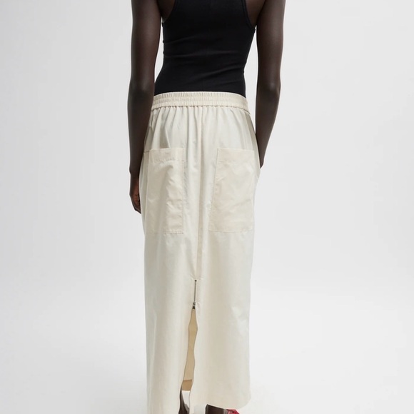 EUC Tibi Nylon Zipper Maxi Skirt - Picture 4 of 8